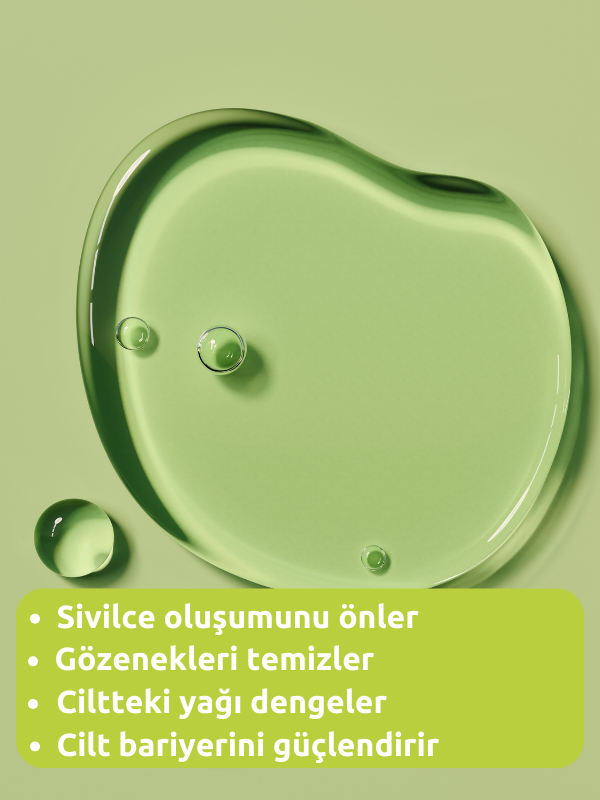 The Vivia Siyah Nokta, Sivilce ve Akne Karşıtı, Gözenek Sıklaştırıcı Cilt Serumu Pelargonium Niacinamide Hyaluronic Acid Panthenol 30 ml