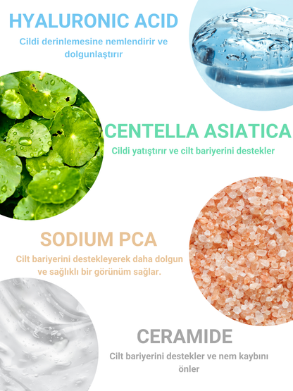 The Vivia Sebum Dengeleyici, ve Siyah Nokta Karşıtı Yüz Temizleme Jeli Tüm Cilt Tipleri 200 ml