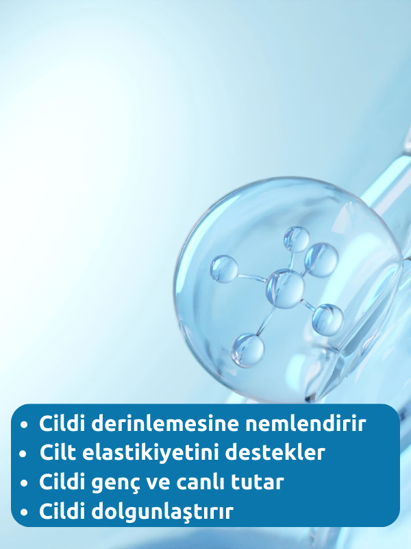 The Vivia Yoğun Nemlendirici, Dolgunlaştırıcı, Bariyer Destekleyici Cilt Serumu Hyaluronic Acid, 30 ml